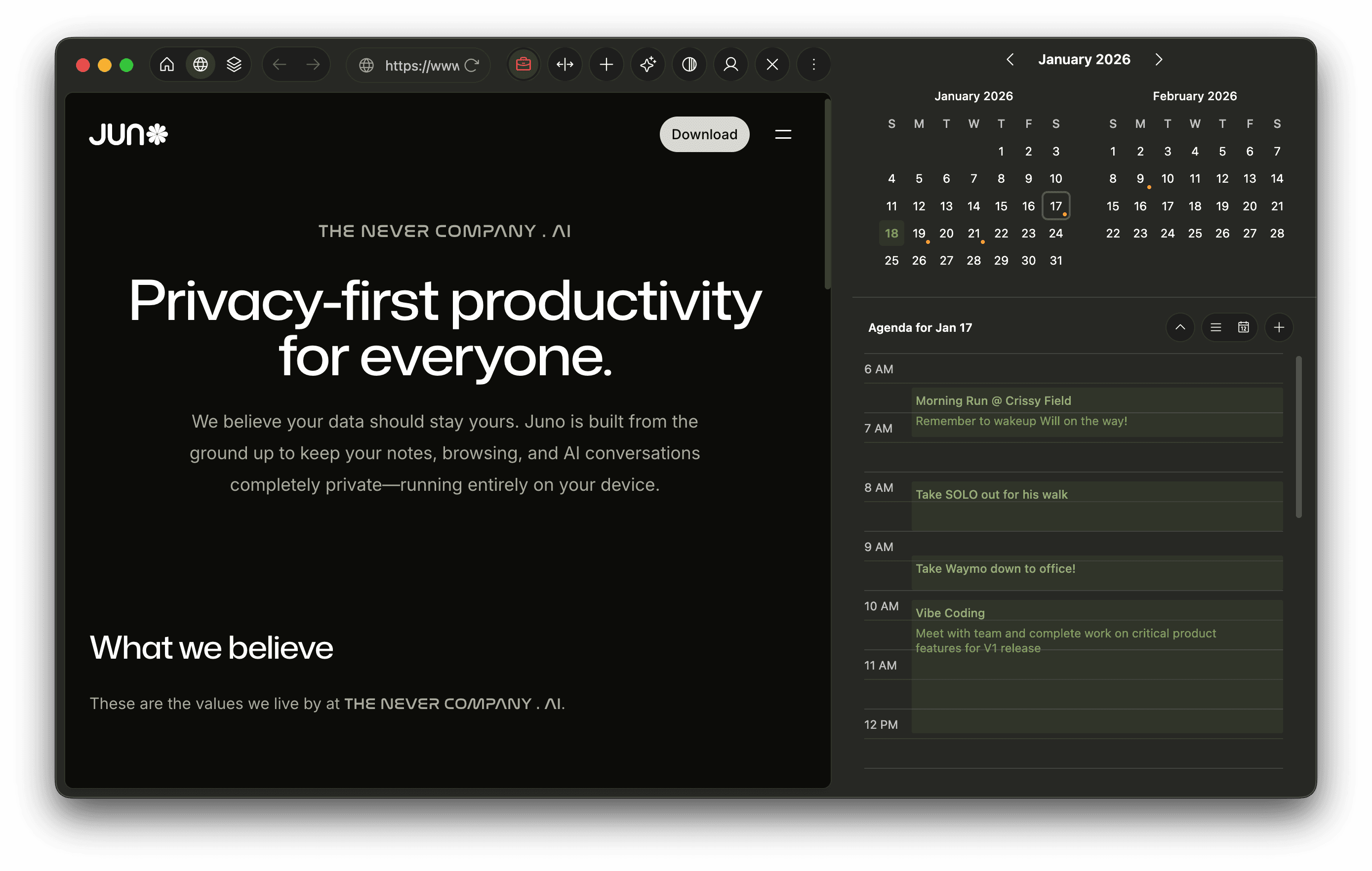 Juno - Your intelligent workspace